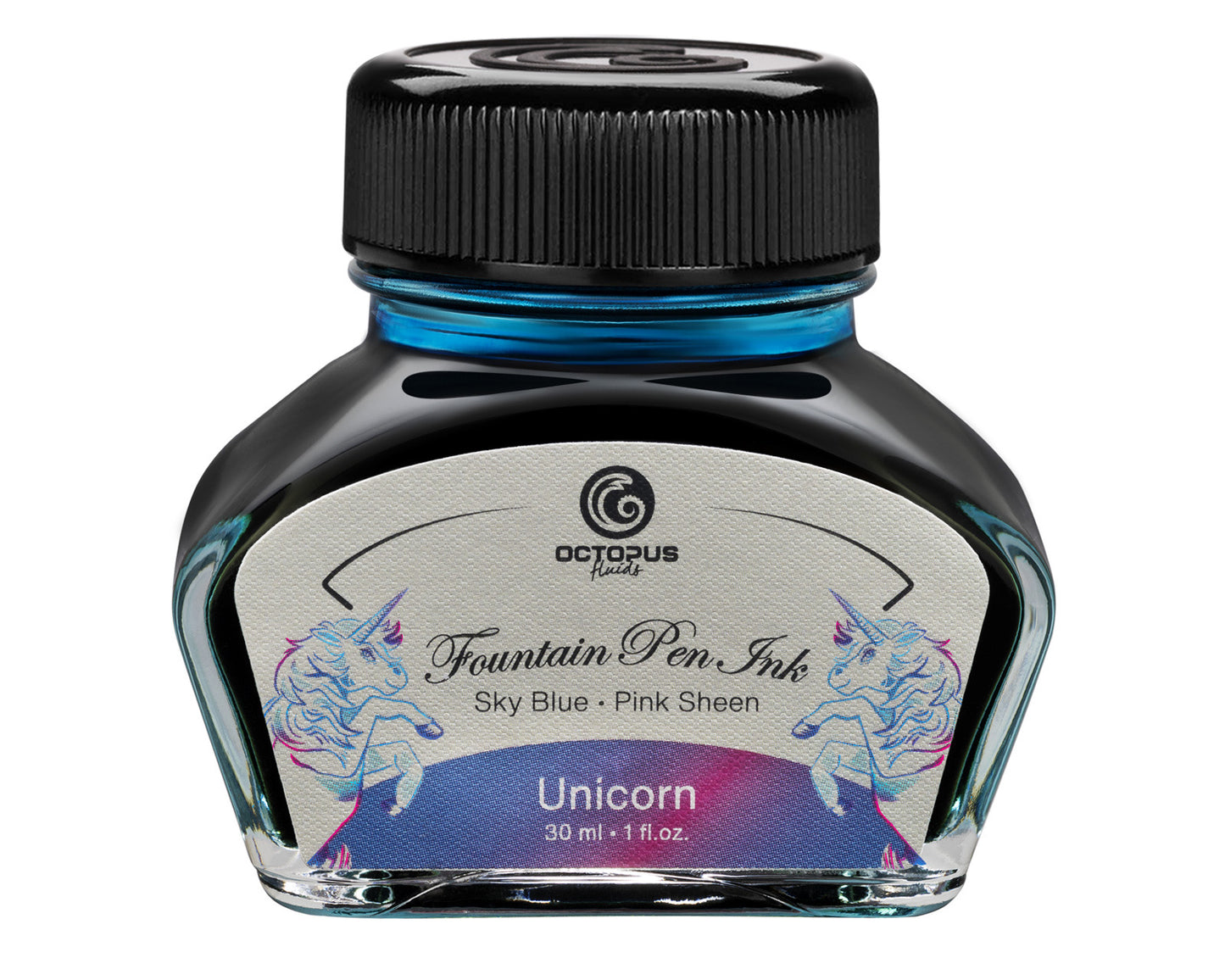 UNICORN Sheen Ink Blue with Pink Bottle 30ml