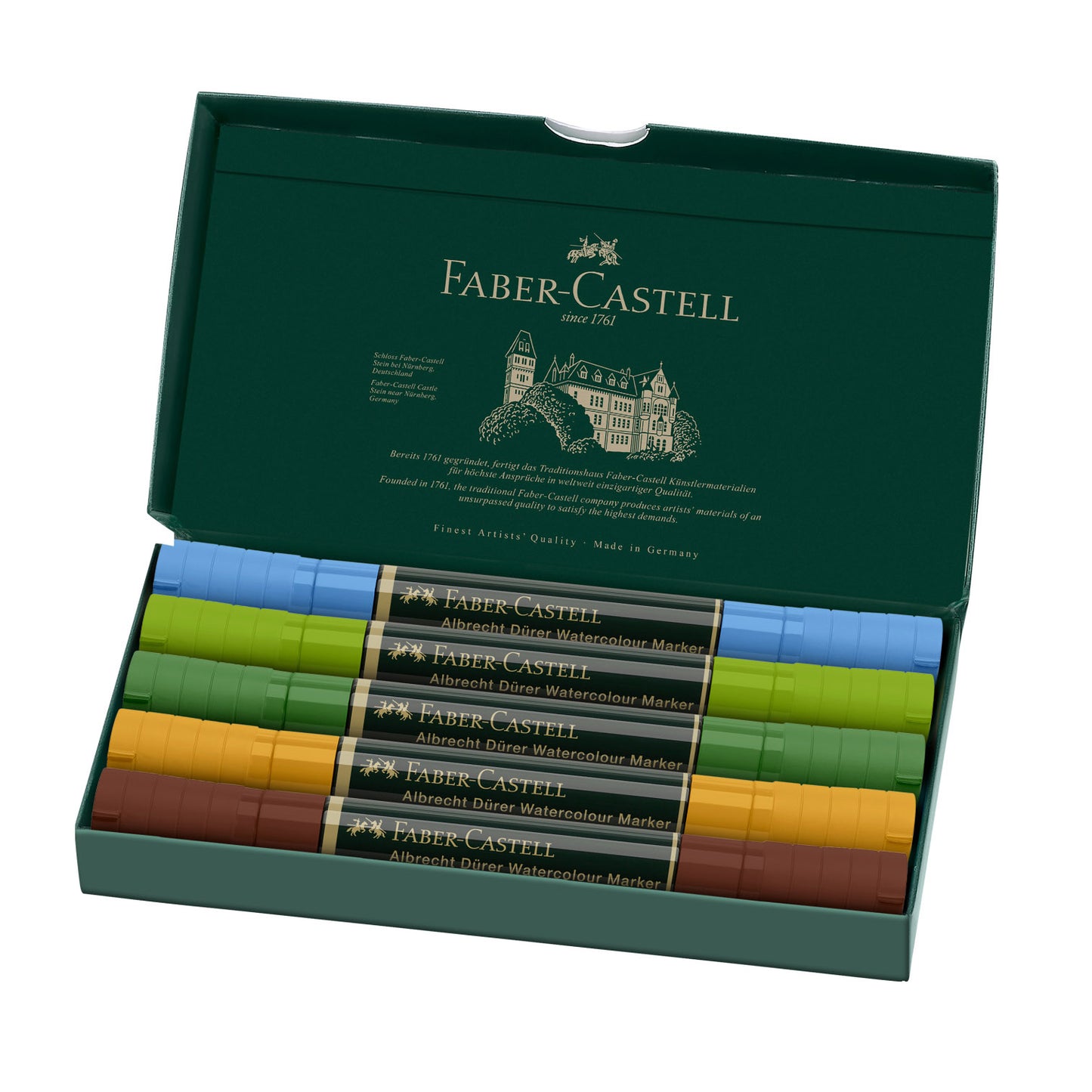 Watercolor Marker Set of 5 for Plein Air