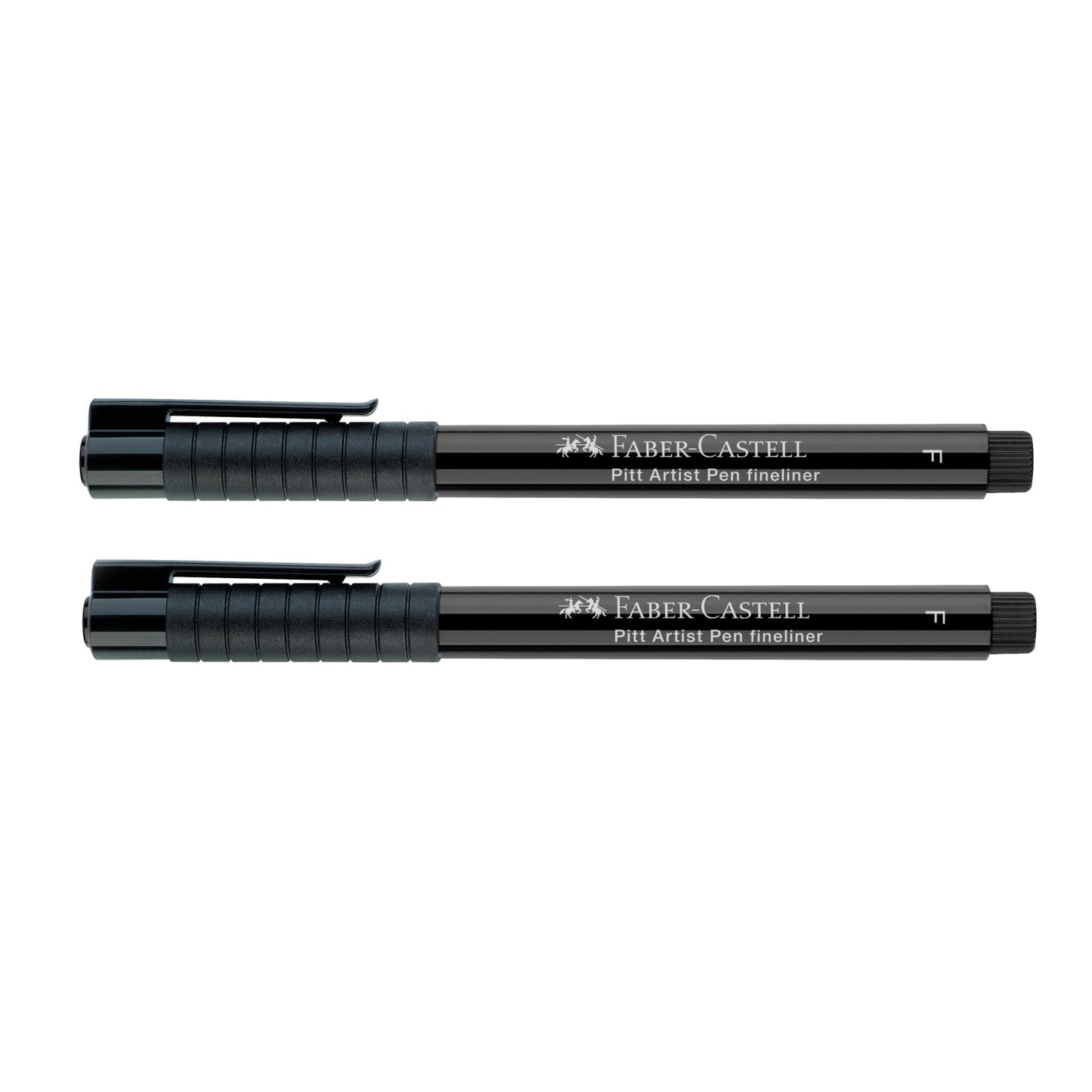 Pitt Pen Fineliner F Pack of 2 India ink pen, black