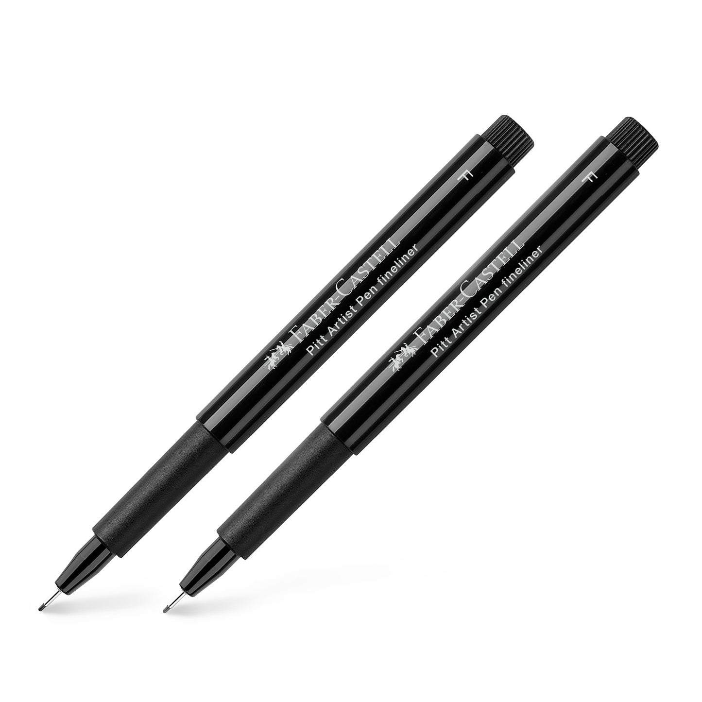 Pitt Pen Fineliner F Pack of 2 India ink pen, black