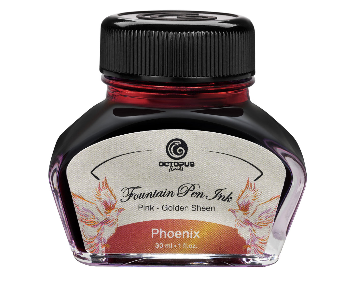 PHOENIX Sheen Ink Orange with Gold Bottle 30ml