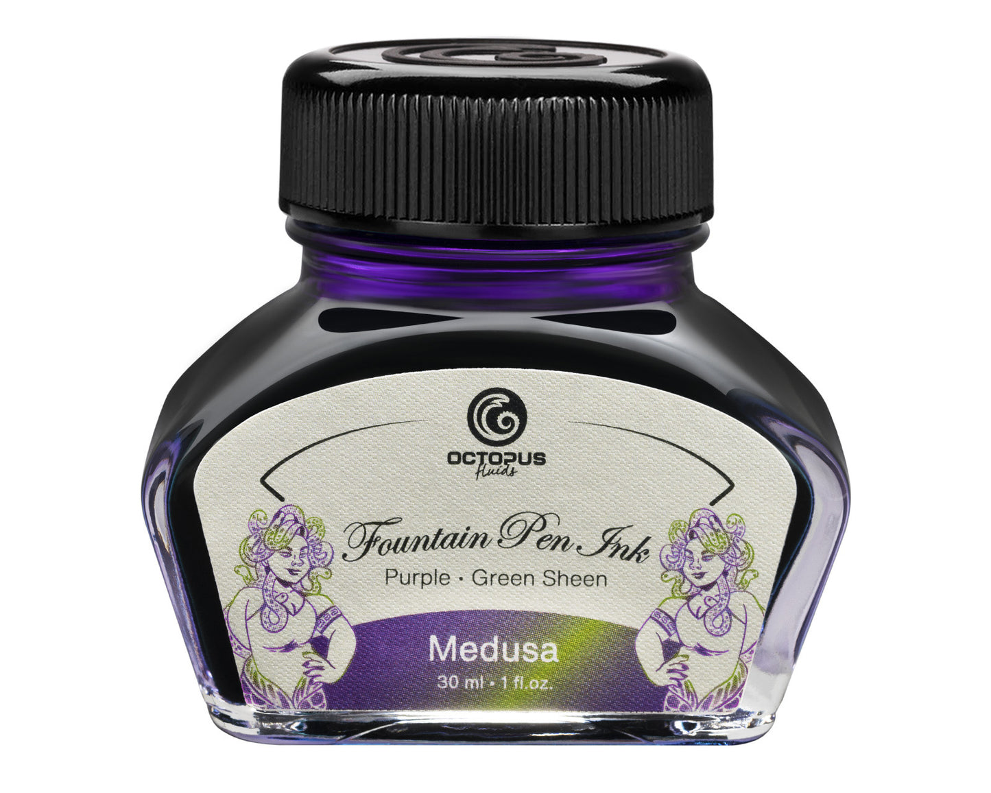 MEDUSA Sheen Ink Purple with Green Bottle 30ml