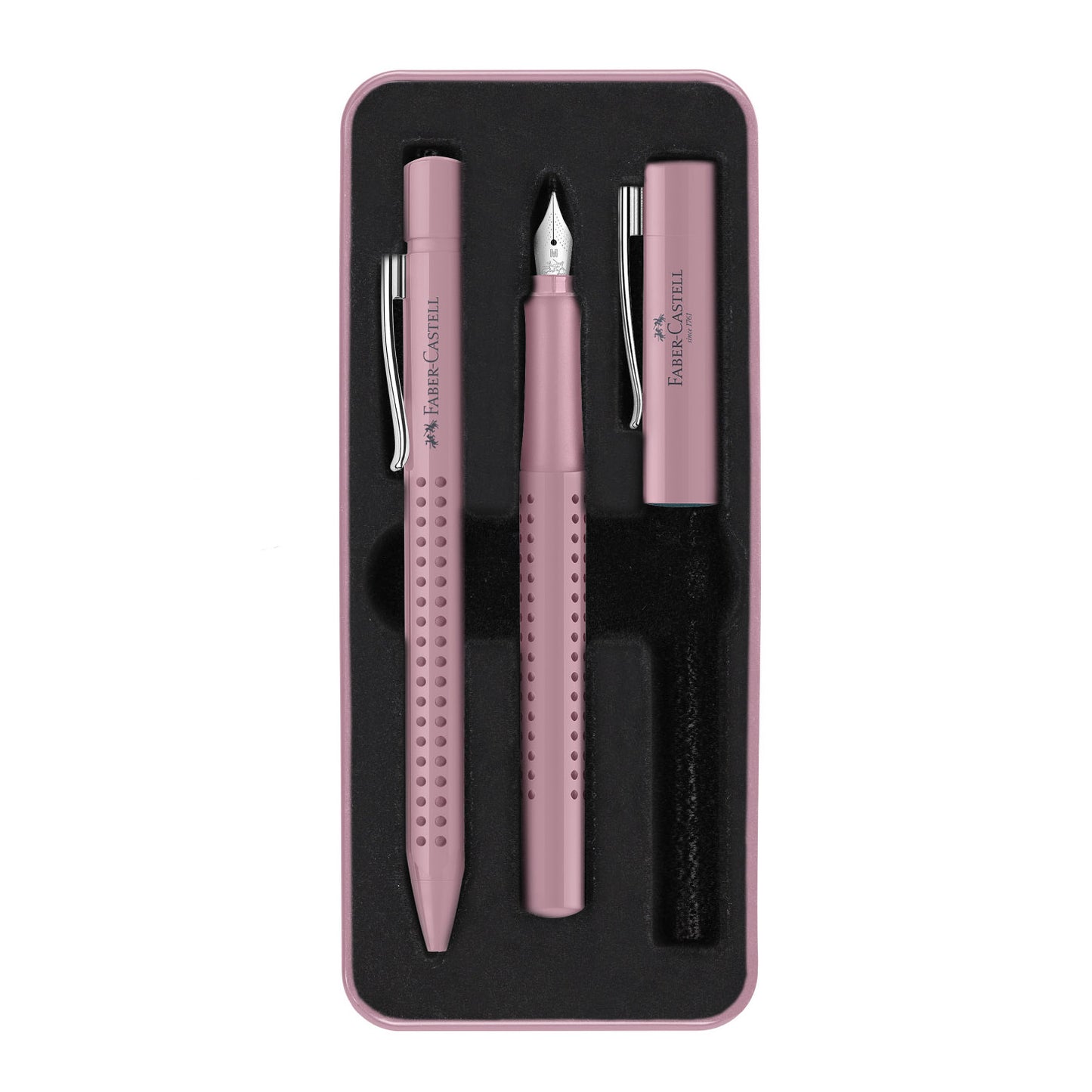 Fountain Pen & Ballpoint Pen Set Grip Editionin Metal Box