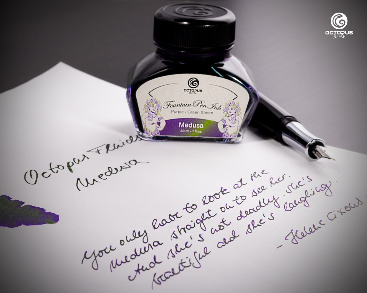 MEDUSA Sheen Ink Purple with Green Bottle 30ml