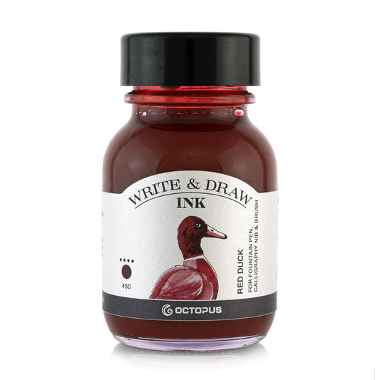 Octopus Write & Draw Ink Bottle 50ml - RED DUCK