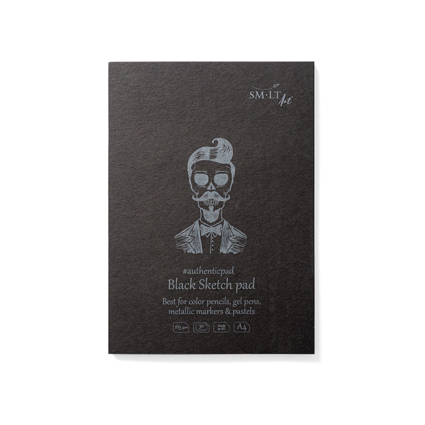 Black Sketch Pad Size A5 5-4/5" x 8 1/3" (148 x 210 mm)