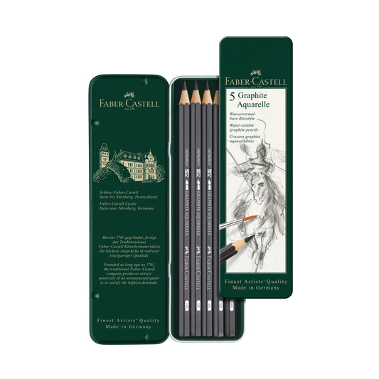 Graphite Aquarelle Pencil Set of 5