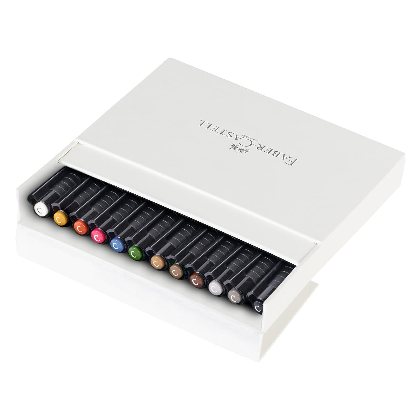 Calligraphy Pitt Pen Set of 12 Studio Box Wallet