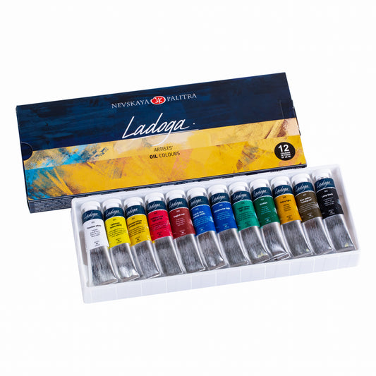 Oil Colors Ladoga Set 12 Tubes in 18 ml